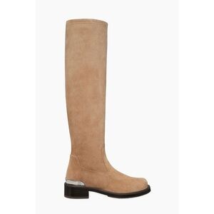 New Stuart Weitzman Mercer Bold Suede Knee Boots Sz 7.5